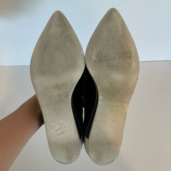 Acne Studios Black Platform Flats - Size 7 - Picture 6 of 6